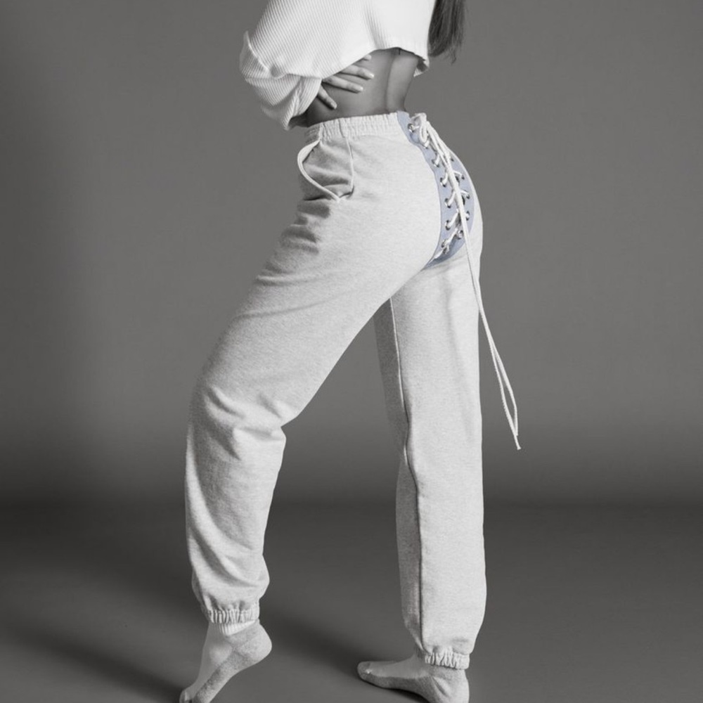 Samaria Leah Lace up Sweats new